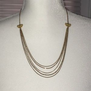 Gold tone necklace